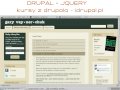 Rozwijane/zwijane menu na stronie drupalowej dzięki jquery. Skrypt i css do wglądu na stronie idrupal.pl